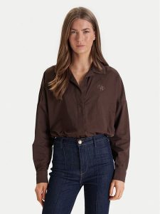 Guess Body W6RH61 WJ782 Brązowy Regular Fit. Brązowe body i gorsety Guess, z aplikacjami, z syntetyku. Za 439,99 zł.