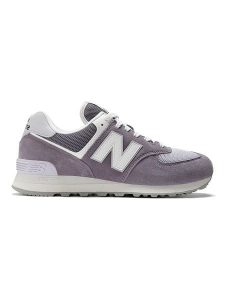 New Balance Skórzane sneakersy "U574" w kolorze fioletowym rozmiar: 42,5. Różowe trampki New Balance, bez wzorów, z materiału, bez zapięcia. Za 265,39 zł.