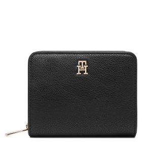 Portfel Tommy Hilfiger. Czarne portfele TOMMY HILFIGER, bez wzorów. Za 249,99 zł.