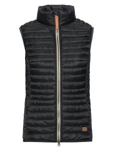 Camel Active Kamizelka pikowana w kolorze czarnym rozmiar: 34. Czarne kamizelki Camel Active, bez wzorów, bez kołnierzyka, bez ramiączek, bez kaptura. Za 173,99 zł.