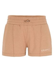 Craft Szorty dresowe "ADV Join" w kolorze beżowym rozmiar: S. Brązowe szorty Craft, bez wzorów, z dresówki. Za 104,99 zł.