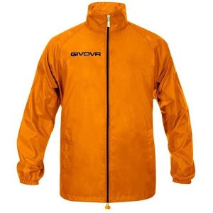 Givova Basico Sports Jacket. Brązowe kurtki Givova, bez wzorów, bez kaptura. Za 150,99 zł.