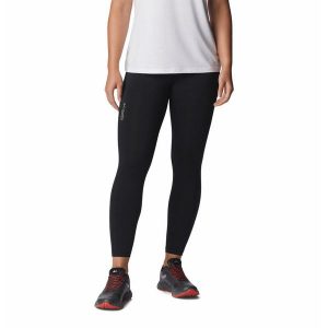 Legginsy Turystyczne Damskie Columbia Endless Trail Running 7/8 Tight. Czarne legginsy Columbia, bez wzorów. W wyprzedaży za 269,00 zł.