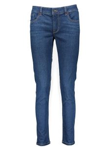Pepe Jeans Dżinsy - Skinny fit - w kolorze niebieskim rozmiar: W28/L30. Niebieskie jeansy Pepe Jeans, z aplikacjami, z jeansu. Za 171,28 zł.