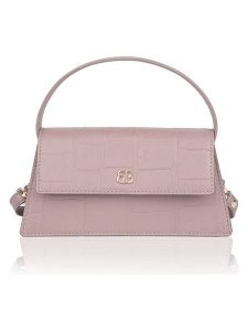 Bellicci Skórzana torebka "Vicky" w kolorze fioletowym - 22 x 11 x 6 cm rozmiar: onesize. Różowe torebki klasyczne Bellicci, bez wzorów, z materiału, przez ramię, bez dodatków. Za 165,99 zł.