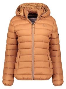 Geographical Norway Kurtka pikowana "Atichoko" w kolorze karmelowym rozmiar: 3XL. Brązowe kurtki Geographical Norway, xl, bez wzorów, bez kaptura. Za 159,59 zł.