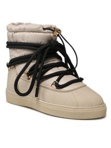 Inuikii Śniegowce Technical Low 70202-105 Beżowy. Brązowe buty zimowe Inuikii, z materiału, bez obcasa, bez zapięcia. Za 599,00 zł.