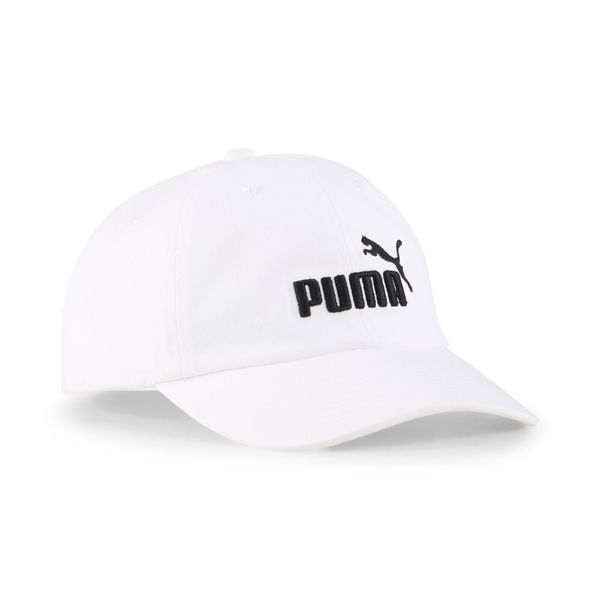 Czapka z daszkiem z logo No. 1 ESS PUMA. Białe czapki Puma, bez wzorów, sportowe. Za 49,99 zł.