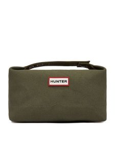 Hunter Kosmetyczka CWBEO-HTR-U1-007-SS26 Khaki. Brązowe torebki klasyczne Hunter, bez wzorów, z materiału, bez dodatków. Za 99,99 zł.