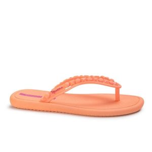 Japonki klapki damskie Ipanema 27130 MEU SOL AD. Czerwone klapki Ipanema, bez wzorów, z materiału, bez obcasa. Za 39,00 zł.