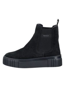 GANT Footwear Skórzane sztyblety "Snowmont" w kolorze czarnym rozmiar: 37. Czarne botki GANT Footwear, bez wzorów, ze skóry, bez zapięcia. Za 347,25 zł.