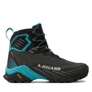 Trekkingi Kayland. Czarne buty sportowe KAYLAND, bez wzorów, z gore-texu, bez zapięcia, trekkingowe, gore-tex. Za 319,00 zł.