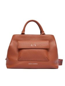 Armani Exchange Torebka XW001545 AF17019 U6048 Brązowy. Brązowe torebki klasyczne Armani Exchange, bez wzorów, ze skóry, bez dodatków. Za 579,99 zł.