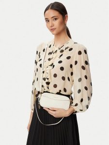 MICHAEL Michael Kors Torebka May 32T6GX5C1L Biały. Białe torebki klasyczne MICHAEL Michael Kors, bez wzorów, ze skóry, bez dodatków. Za 583,99 zł.