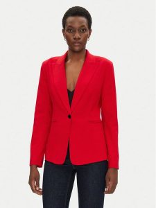 Morgan Marynarka 251-VECO.F M Czerwony Slim Fit. Czerwone marynarki i żakiety Morgan, m, bez wzorów, z syntetyku. Za 289,99 zł.