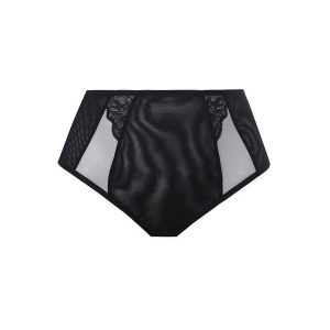 Figi damskie Elomi Brianna. Czarne figi ELOMI, bez wzorów, z elastanu. Za 172,00 zł.
