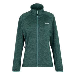 Odzież Izolacyjna Damska Pełen Suwak Harpten. Zielona kurtki Regatta, na zimę, bez wzorów, bez kaptura. Za 83,99 zł.