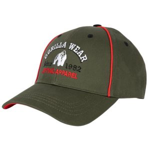 Lugo Czapka - zielony. Zielone czapki GORILLA WEAR, bez wzorów. Za 144,00 zł.