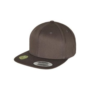 Czapka Flexfit organic cotton. Szare czapki FLEXFIT, bez wzorów, z bawełny. Za 76,15 zł.