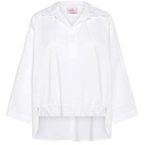Polo Deha Koszula Parachute Damskie. Białe koszule Deha, s, bez wzorów, z bawełny, z asymetrycznym kołnierzem, bez ramiączek. Za 441,99 zł.