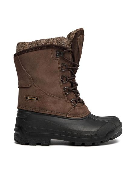 Meindl Śniegowce Soelden Lady 7774 990468 2 Brązowy. Brązowe buty zimowe MEINDL, z materiału, bez obcasa, bez zapięcia. Za 479,99 zł.