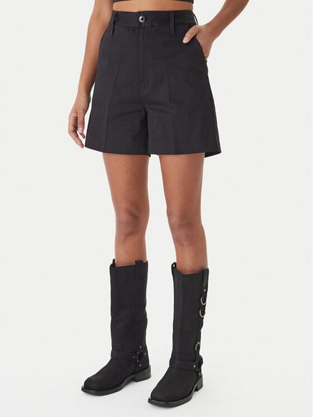 G-Star Raw Szorty materiałowe D29089-5126 Czarny Regular Fit. Czarne szorty G-Star Raw, bez wzorów, z bawełny, retro. Za 349,99 zł.