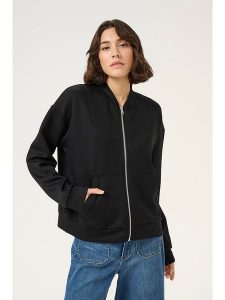 Kaffe Bluza w kolorze czarnym rozmiar: S. Czarne bluzy Kaffe, s, bez wzorów, bez kaptura. Za 140,53 zł.