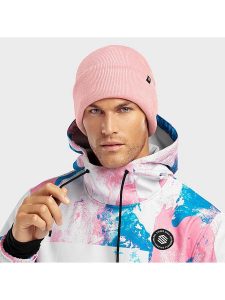 Siroko Czapka "Snowflake" w kolorze jasnoróżowym rozmiar: onesize. Różowe czapki SIROKO, bez wzorów. Za 84,01 zł.