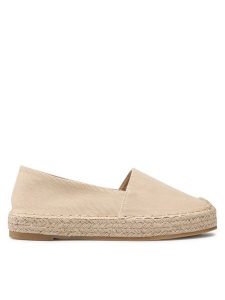 Jenny Fairy Espadryle WSS990-106 Beżowy. Brązowe espadryle Jenny Fairy, bez wzorów, z materiału, bez obcasa. Za 47,99 zł.