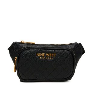 Torebka Nine West. Czarne listonoszki Nine West, bez wzorów, bez dodatków. Za 179,99 zł.