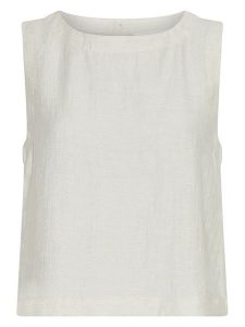 MOSS COPENHAGEN Top w kolorze białym rozmiar: XL. Białe topy Moss Copenhagen, xl, bez wzorów, bez kołnierzyka, bez ramiączek. Za 88,02 zł.