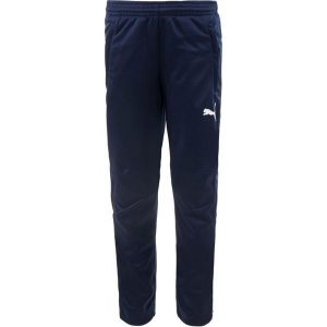 PUMA JR Spodnie Treningowe Peacoat 164 - Komfort i Wydajność. Niebieskie spodnie dresowe Puma, bez wzorów. Za 175,99 zł.