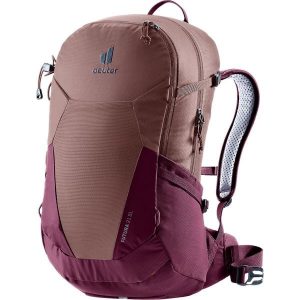 Plecak turystyczny damski Deuter Futura 21 SL - ashrose/cassis. Czerwone plecaki Deuter. Za 545,99 zł.