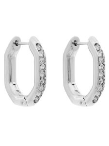 Swarovski Kolczyki Dextera Octagon 5724585 Srebrny. Szare kolczyki Swarovski, metalowe. Za 379,99 zł.