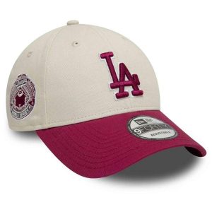 Czapka z daszkiem New Era WS Patch 9Forty Los Angeles Dodgers. Brązowe czapki New Era, bez wzorów. Za 129,99 zł.