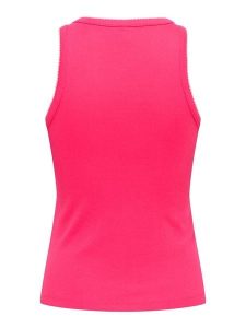 ONLY Top w kolorze różowym rozmiar: XL. Różowe topy ONLY, xl, bez wzorów, z bawełny, bez kołnierzyka, bez ramiączek. Za 55,95 zł.