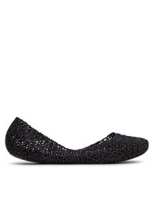 Melissa Baleriny Campana Papel VII Ad 31512 Czarny. Czarne balerinki Melissa, bez wzorów, z tworzywa sztucznego, bez obcasa, bez zapięcia. Za 229,99 zł.
