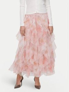 ONLY Spódnica tiulowa Sky 15374548 Biały Regular Fit. Białe spódnice ONLY, s, bez wzorów, z syntetyku, midi. Za 229,99 zł.