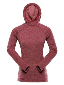 Alpine Pro Bluza polarowa "Rolta" w kolorze czerwonym rozmiar: S. Czerwone bluzy Alpine Pro, s, bez wzorów, z materiału, bez kaptura. Za 109,78 zł.