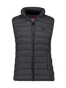 ANAPURNA Kamizelka pikowana "Vakitalana" w kolorze czarnym rozmiar: S. Czarne kamizelki ANAPURNA, s, bez wzorów, bez kołnierzyka, bez ramiączek, bez kaptura. Za 113,99 zł.