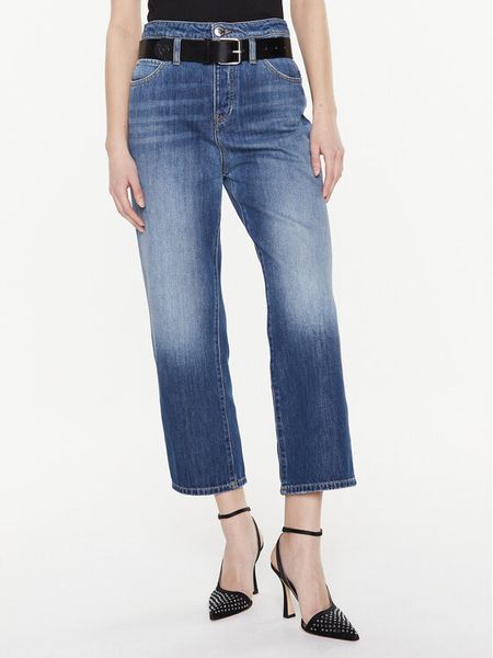 Pinko Jeansy 100114 A0HG Niebieski Boyfriend Fit. Niebieskie jeansy Pinko, bez wzorów, z jeansu. Za 669,99 zł.