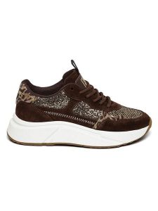 Steve Madden Sneakersy w kolorze brązowo-złotym rozmiar: 36. Brązowe trampki Steve Madden, bez wzorów, bez zapięcia. Za 294,28 zł.