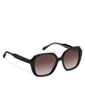 Okulary przeciwsłoneczne Tommy Hilfiger. Czarne okulary przeciwsłoneczne TOMMY HILFIGER. Za 659,99 zł.