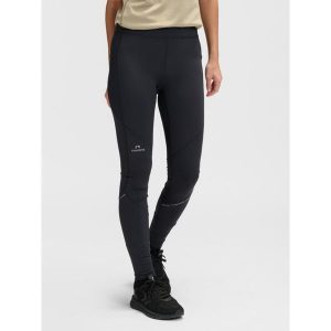 Damskie legginsy z wysokim stanem Newline Race. Czarne legginsy Newline, bez wzorów, z dresówki, z podwyższonym stanem, na fitness i siłownię. Za 296,55 zł.