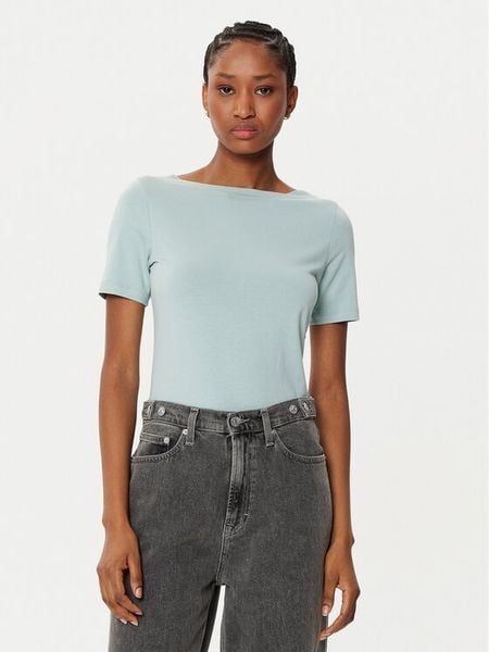 Vero Moda T-Shirt Panda 10231753 Zielony Slim Fit. Zielone t-shirty Vero Moda, xs, bez wzorów, z bawełny, bez kołnierzyka, bez ramiączek. Za 69,99 zł.