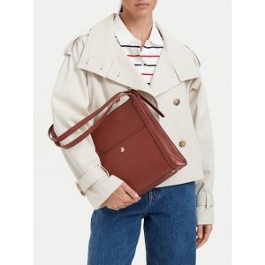 Torebka Beverly Hills Polo Club. Brązowe torebki klasyczne Beverly Hills Polo Club, bez wzorów, bez dodatków. Za 199,99 zł.