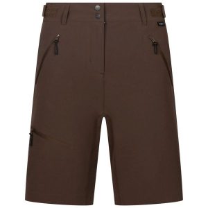 Spodenki Damskie Jocelyn DLX Cargo Shorts. Czarne szorty Trespass, bez wzorów, sportowe. Za 234,99 zł.