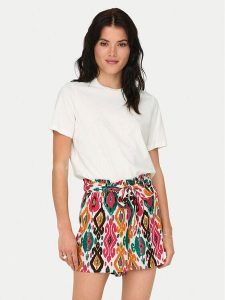 JDY T-Shirt Molly 15311675 Biały Regular Fit. Białe t-shirty JDY, l, bez wzorów, z bawełny, bez kołnierzyka, bez ramiączek. Za 39,99 zł.