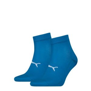 Skarpety Puma Sport Quarter Light, 2 pary niebieski. Niebieskie skarpetki Puma, bez wzorów, z elastanu. Za 86,99 zł.