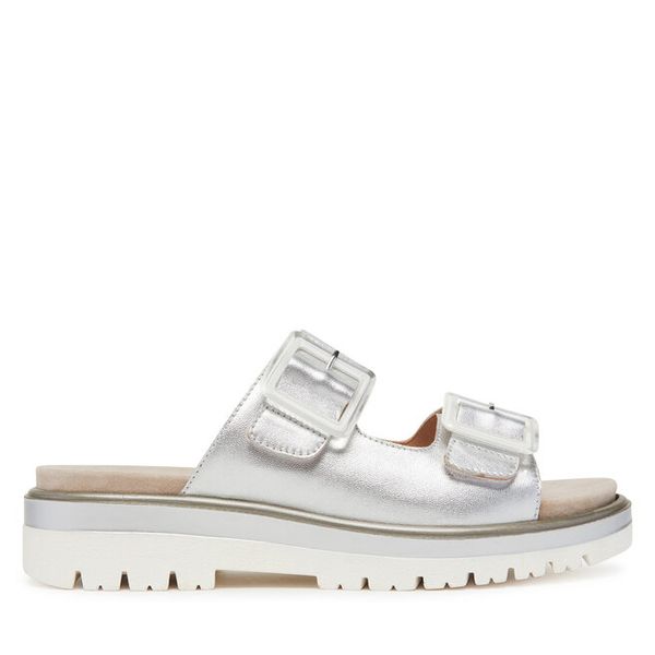 Klapki Ara. Szare klapki Ara, bez wzorów, bez obcasa. Za 399,99 zł.